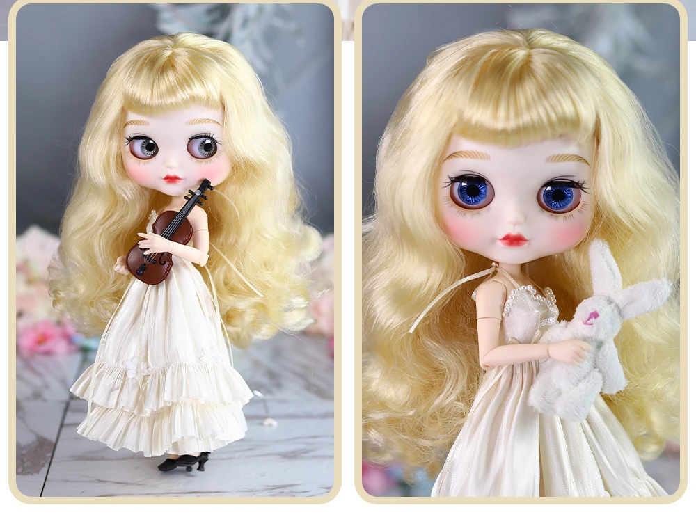 ICY DBS Blyth Doll Dress 1/6 bjd Premium Evening Dress Minimalist Clothing Anime Girl Toy Gift SD