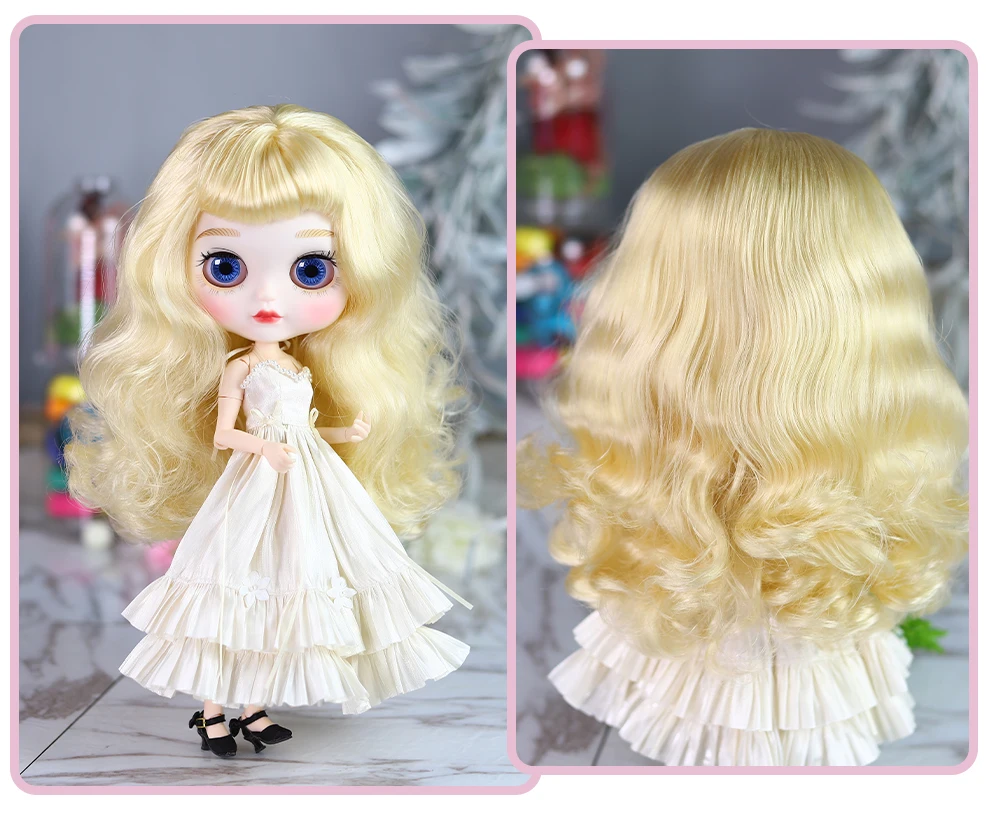 ICY DBS Blyth Doll Dress 1/6 bjd Premium Evening Dress Minimalist Clothing Anime Girl Toy Gift SD