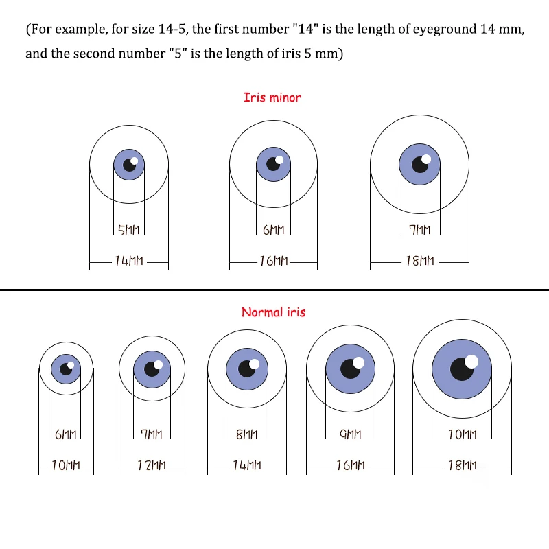 1 Pair Doll Eyes for 1/4 1/6 1/8 Bjd Ob11 Doll 12/14/16/18mm Plaster Eyeball Eye Girl Toys Dress Up Play House Gift Accessories