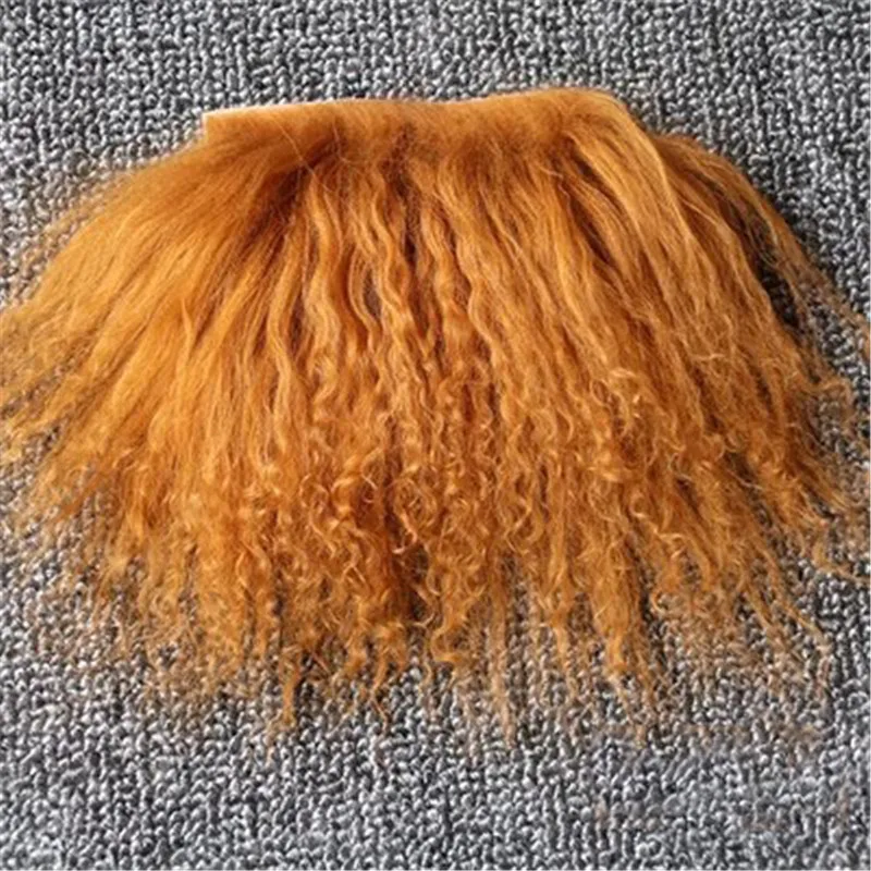 Handrooted 25 colors Reborn Doll Pure Mohair Sheepskin Wool Lamb Hair for DIY BJD SD 1/6 Dolls Wigs Hair Accessory
