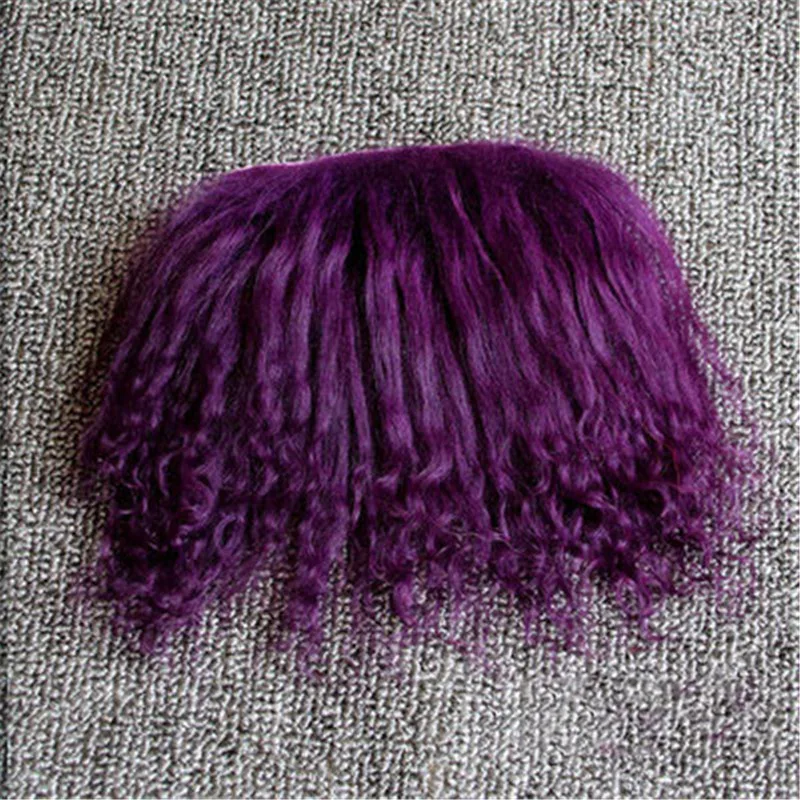 Handrooted 25 colors Reborn Doll Pure Mohair Sheepskin Wool Lamb Hair for DIY BJD SD 1/6 Dolls Wigs Hair Accessory