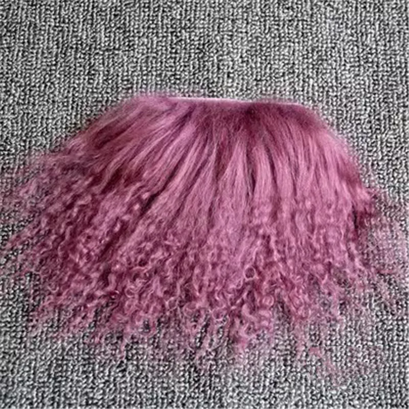 Handrooted 25 colors Reborn Doll Pure Mohair Sheepskin Wool Lamb Hair for DIY BJD SD 1/6 Dolls Wigs Hair Accessory