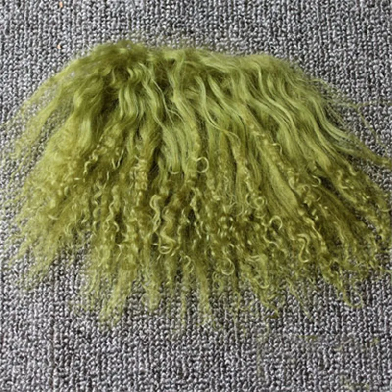 Handrooted 25 colors Reborn Doll Pure Mohair Sheepskin Wool Lamb Hair for DIY BJD SD 1/6 Dolls Wigs Hair Accessory