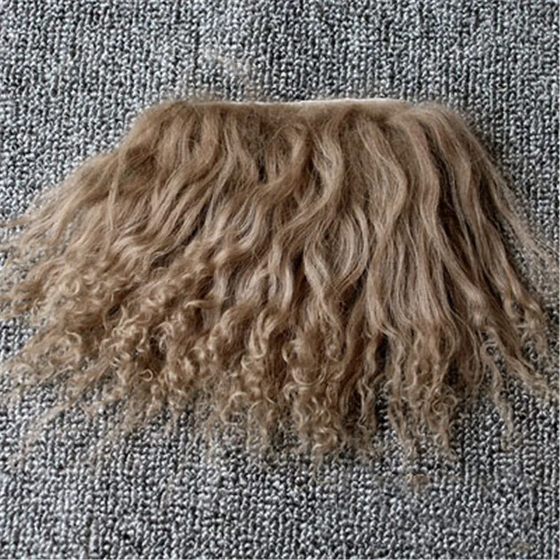 Handrooted 25 colors Reborn Doll Pure Mohair Sheepskin Wool Lamb Hair for DIY BJD SD 1/6 Dolls Wigs Hair Accessory