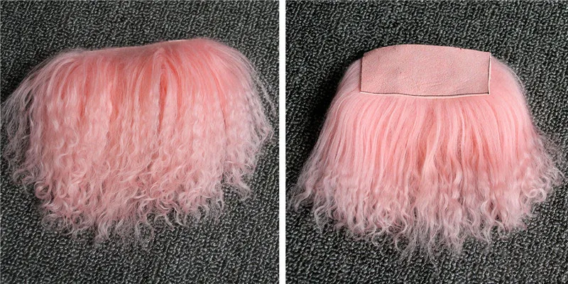 Handrooted 25 colors Reborn Doll Pure Mohair Sheepskin Wool Lamb Hair for DIY BJD SD 1/6 Dolls Wigs Hair Accessory