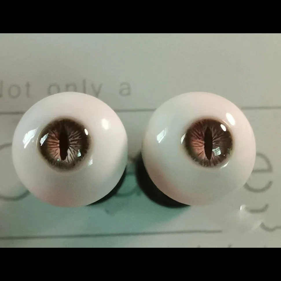 Doll Eyes Resin DIY Handmade Cat Eyeball 10/12/14/16/18mm Doll Accessories For Uncle Doll BJD OB11 Plaster Eye