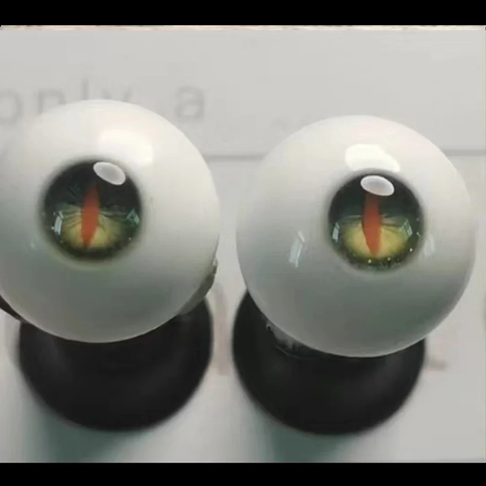 Doll Eyes Resin DIY Handmade Cat Eyeball 10/12/14/16/18mm Doll Accessories For Uncle Doll BJD OB11 Plaster Eye
