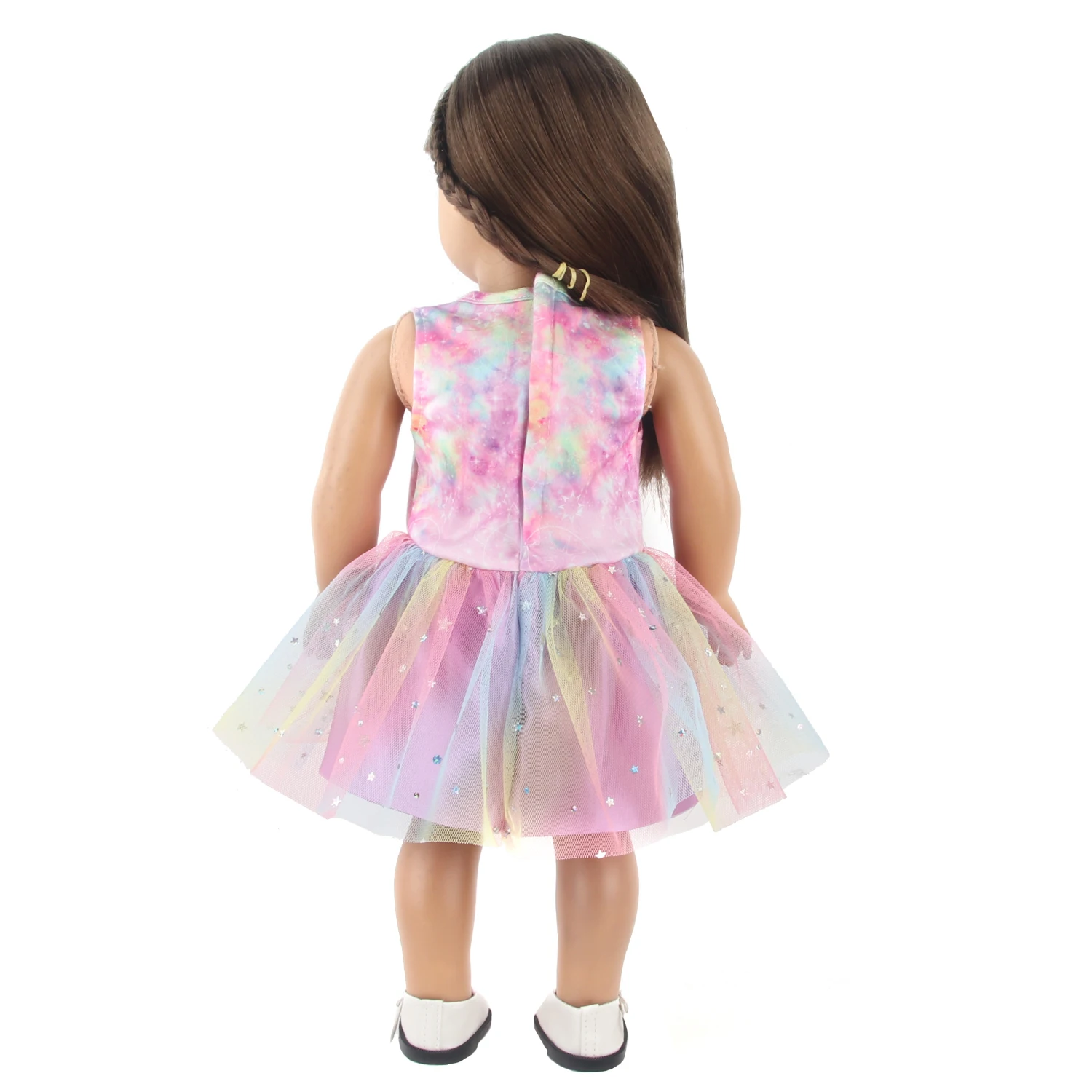 Lovely Cartoon Doll Accessories Dress Outfit Unicorn Clothing Skirt For 43Cm Rebirth Doll 18Inch Baby Girl Doll DIY Toy Gifts