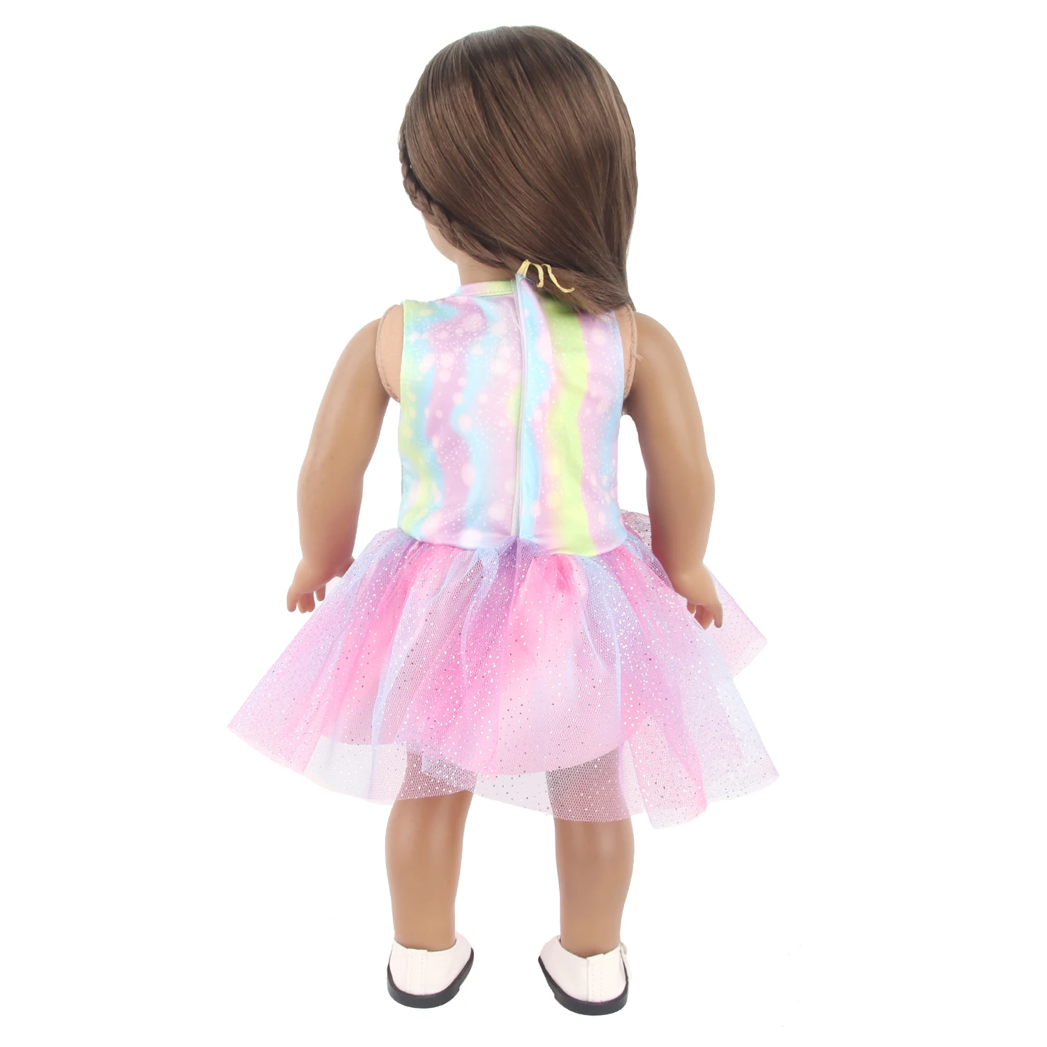 Lovely Cartoon Doll Accessories Dress Outfit Unicorn Clothing Skirt For 43Cm Rebirth Doll 18Inch Baby Girl Doll DIY Toy Gifts