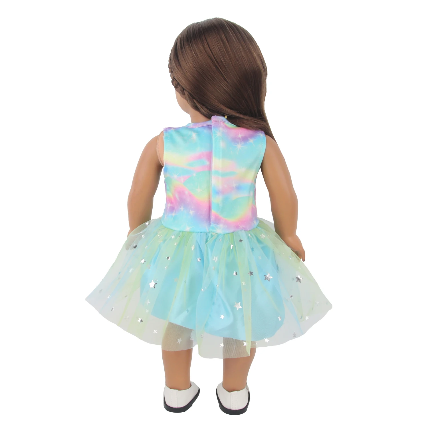 Lovely Cartoon Doll Accessories Dress Outfit Unicorn Clothing Skirt For 43Cm Rebirth Doll 18Inch Baby Girl Doll DIY Toy Gifts