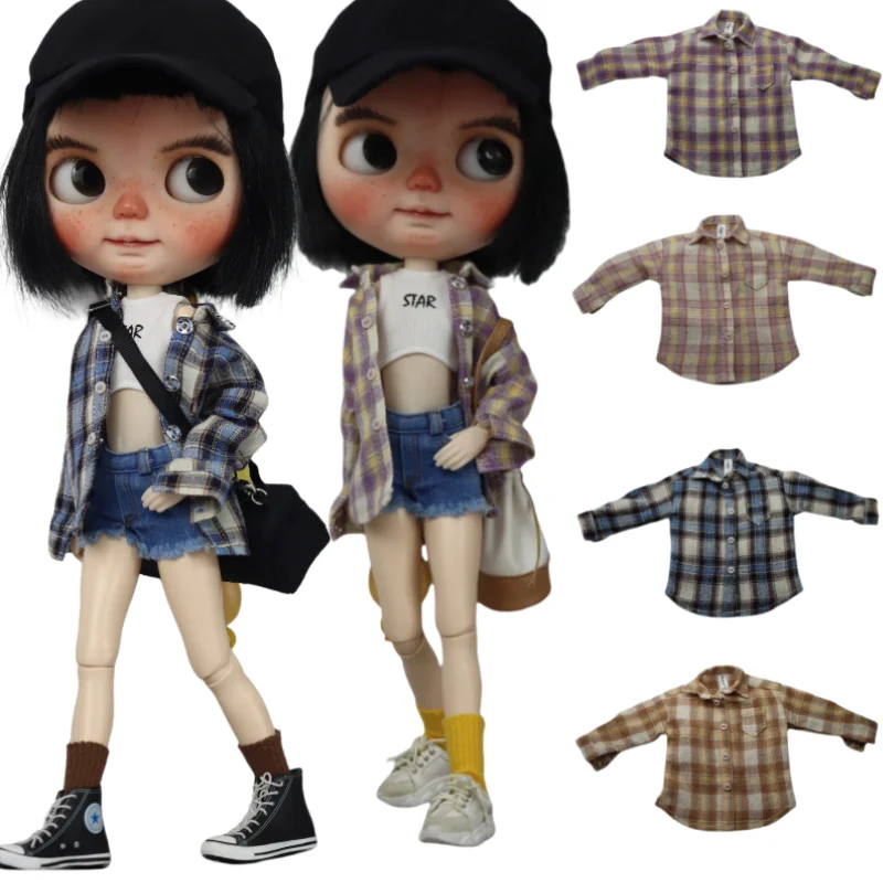 For Blythe Doll Clothes Sport T-Shirt Tops Baseball Cap for Ob24 Ob22 Azone Doll Casual Pants
