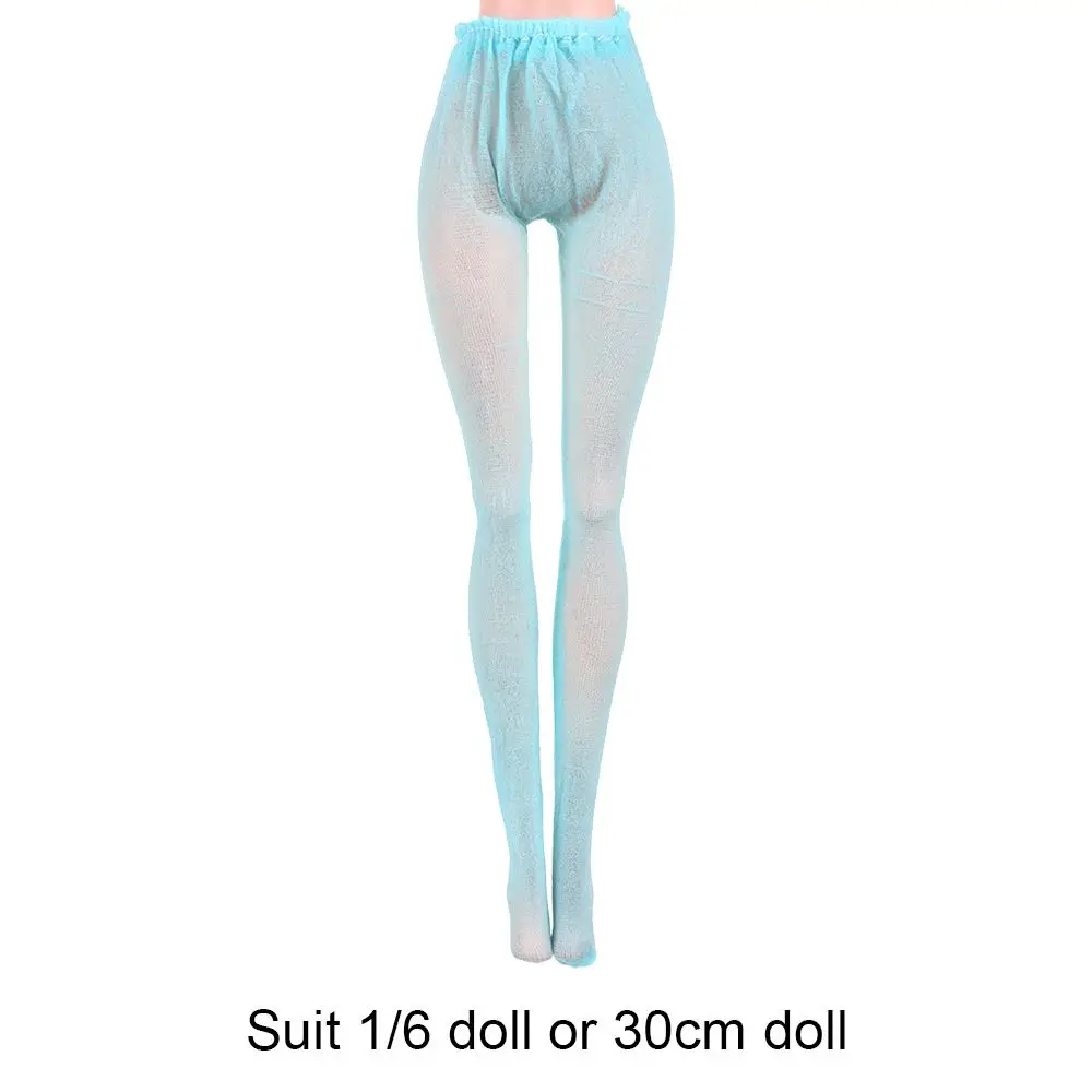 1/6 Doll Silk Stockings Dolls Accessories Toys Mini Elastic Leggings Colorful Pantyhose Bottoms Socks Miniature Clothes Suits