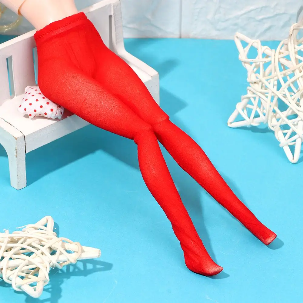 1/6 Doll Silk Stockings Dolls Accessories Toys Mini Elastic Leggings Colorful Pantyhose Bottoms Socks Miniature Clothes Suits