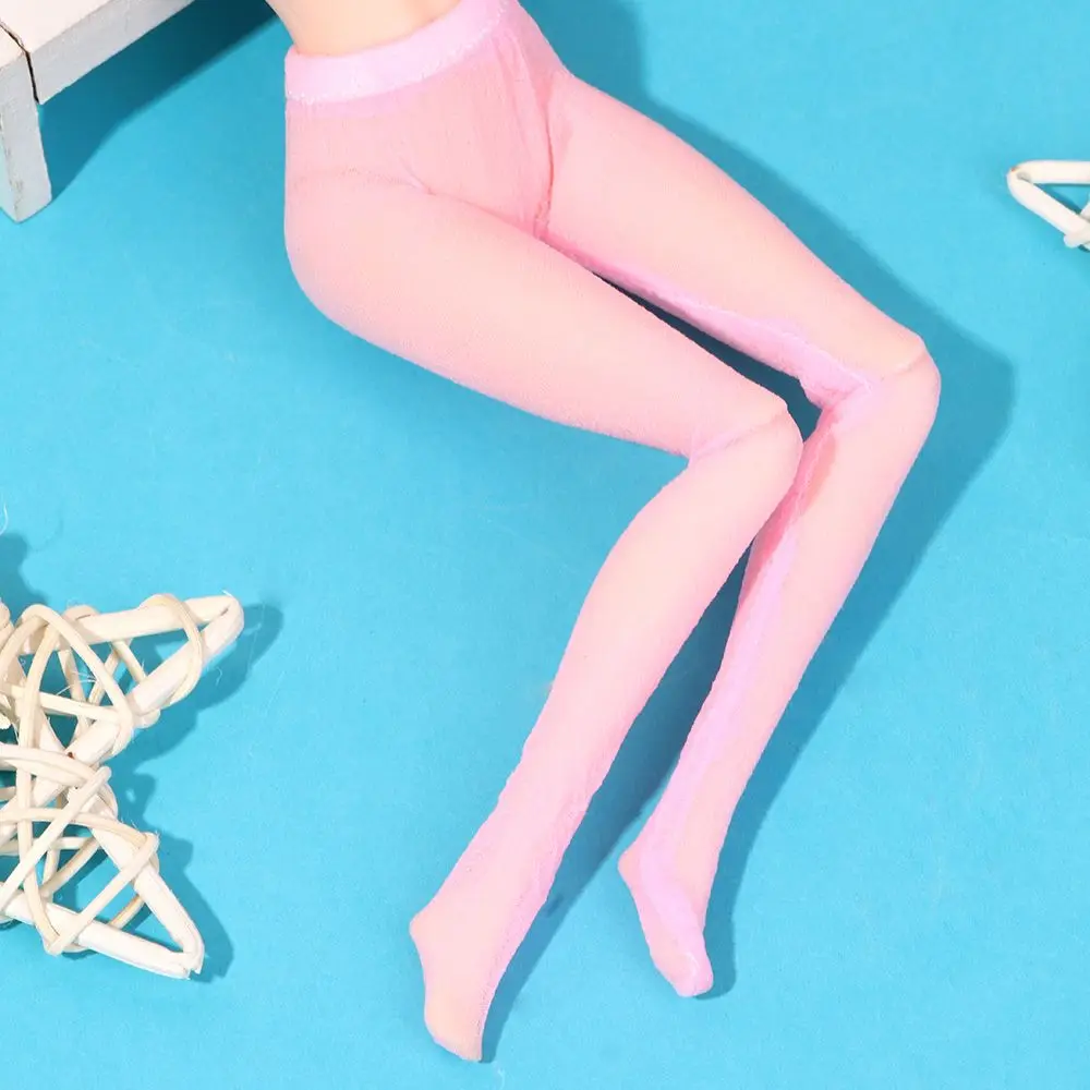 1/6 Doll Silk Stockings Dolls Accessories Toys Mini Elastic Leggings Colorful Pantyhose Bottoms Socks Miniature Clothes Suits