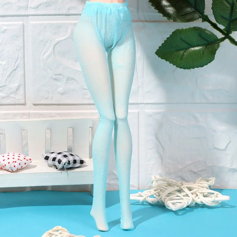 1/6 Doll Silk Stockings Dolls Accessories Toys Mini Elastic Leggings Colorful Pantyhose Bottoms Socks Miniature Clothes Suits