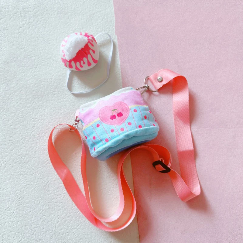 20cm Cotton Doll Outgoing Single Shoulder Crossbody Bag Doll Outgoing Carrying Bag Doll Accessories Toys for Girls