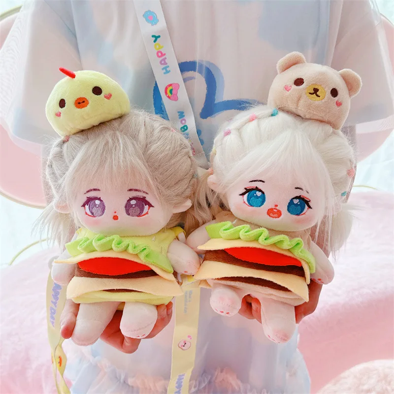 20cm Cotton Doll Outgoing Single Shoulder Crossbody Bag Doll Outgoing Carrying Bag Doll Accessories Toys for Girls