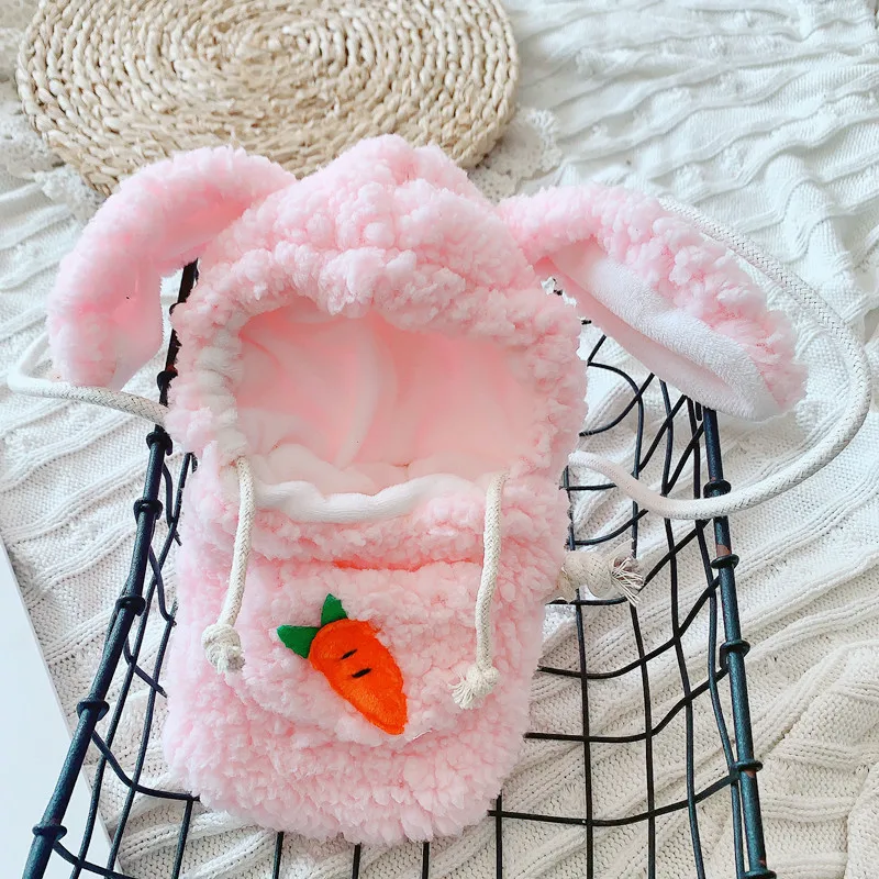 20cm Cotton Doll Outgoing Single Shoulder Crossbody Bag Doll Outgoing Carrying Bag Doll Accessories Toys for Girls