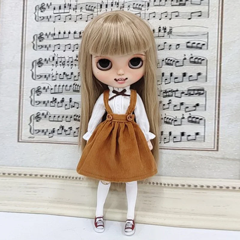 Ob24 24 Lace Shirt Girl Skirt Princess Dress Corduroy Strap Dress Multi Color For Licca Ymy Azones Ob24 Ob27 Az Doll