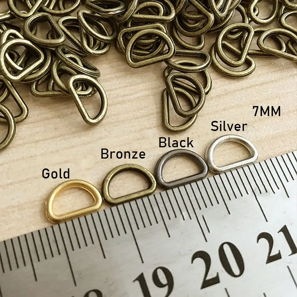10/20pcs Newest 7mm Mini Ultra-small Belt D-Buckle Doll Bags Buckles Diy Doll Buttons Shoes Accessories