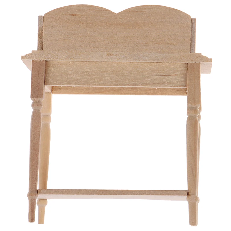 1/12 Wooden Miniature Blank Table Furniture Model DIY Dollhouse Accessory