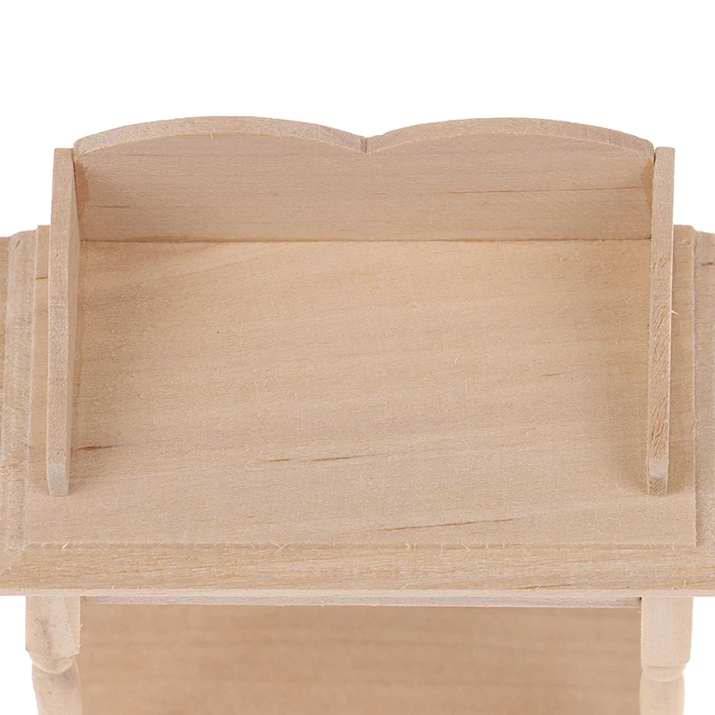 1/12 Wooden Miniature Blank Table Furniture Model DIY Dollhouse Accessory