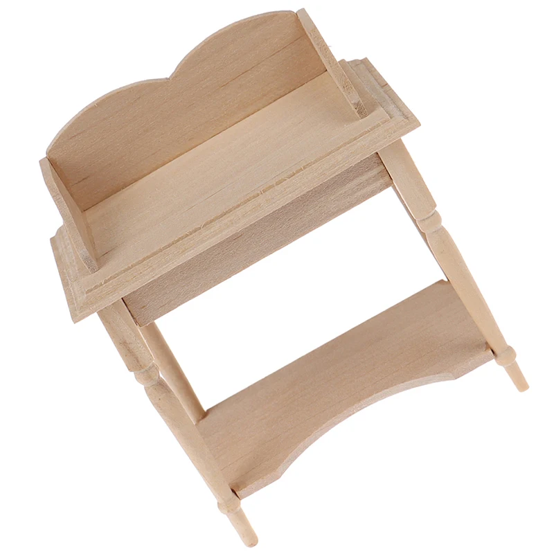 1/12 Wooden Miniature Blank Table Furniture Model DIY Dollhouse Accessory