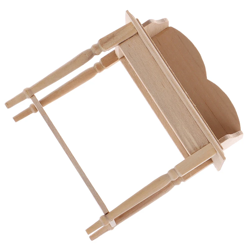 1/12 Wooden Miniature Blank Table Furniture Model DIY Dollhouse Accessory