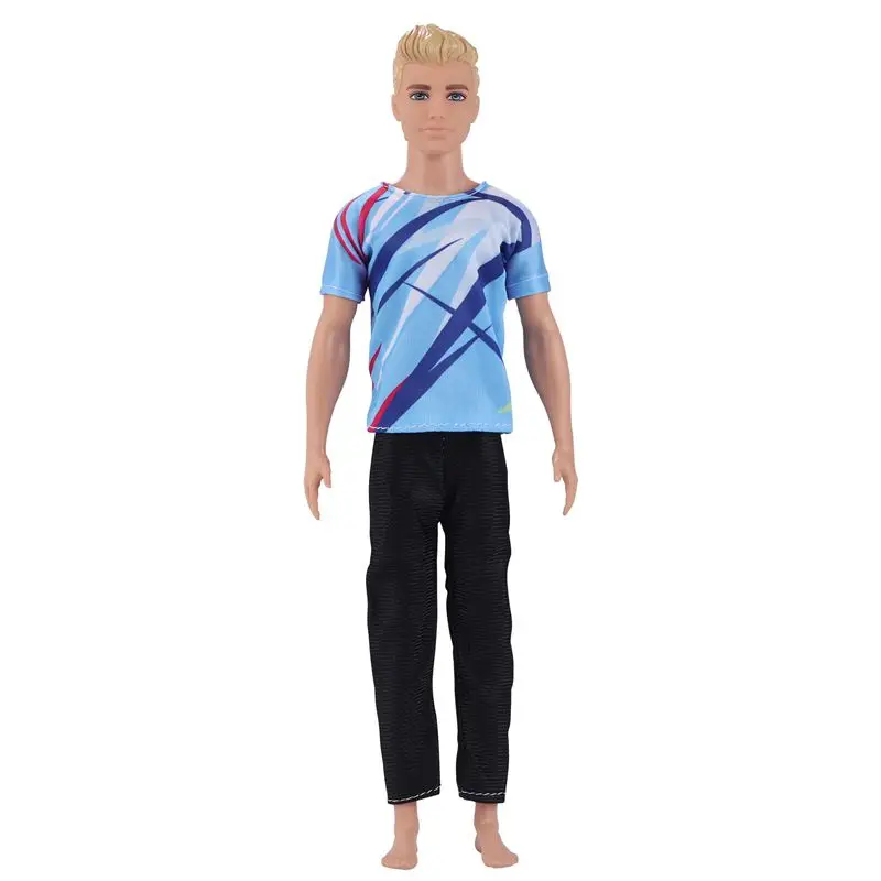 Kawaii 4 Items / Lot Fashion Ken Doll Suits Kids Toys Clothes Accessories For Boy Friend Ken DIY Dressing Birthday Present