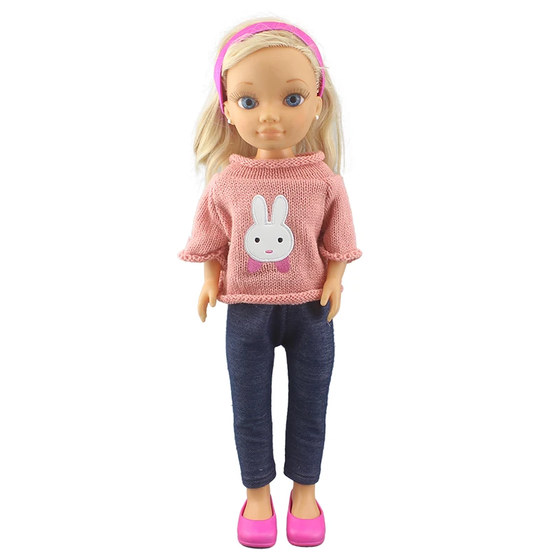 New Cute sweater suit clothes Fit With 42cm FAMOSA Nancy Doll (Doll and shoes are not included), Doll Accessories