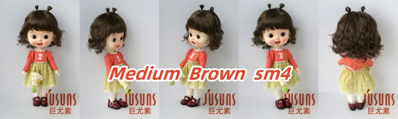 JD544 9-10inch 10-11inch 11-12inch Lovely Snail Feeler Synthetic Mohair BJD Wigs QBaby Blythes 18' Doll Accessories
