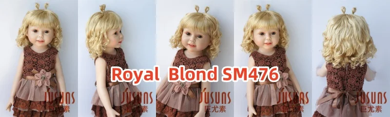 JD544 9-10inch 10-11inch 11-12inch Lovely Snail Feeler Synthetic Mohair BJD Wigs QBaby Blythes 18' Doll Accessories