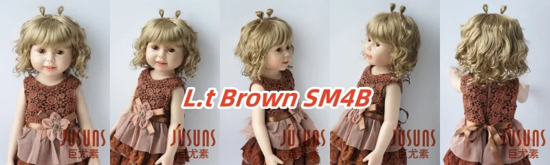 JD544 9-10inch 10-11inch 11-12inch Lovely Snail Feeler Synthetic Mohair BJD Wigs QBaby Blythes 18' Doll Accessories