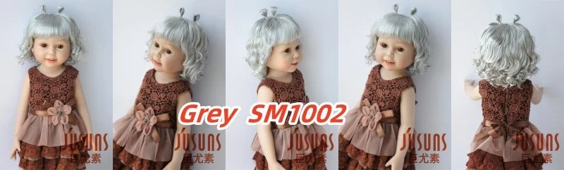 JD544 9-10inch 10-11inch 11-12inch Lovely Snail Feeler Synthetic Mohair BJD Wigs QBaby Blythes 18' Doll Accessories
