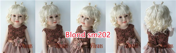 JD544 9-10inch 10-11inch 11-12inch Lovely Snail Feeler Synthetic Mohair BJD Wigs QBaby Blythes 18' Doll Accessories