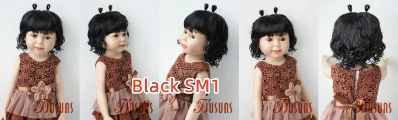 JD544 9-10inch 10-11inch 11-12inch Lovely Snail Feeler Synthetic Mohair BJD Wigs QBaby Blythes 18' Doll Accessories