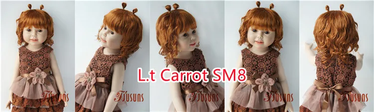 JD544 9-10inch 10-11inch 11-12inch Lovely Snail Feeler Synthetic Mohair BJD Wigs QBaby Blythes 18' Doll Accessories