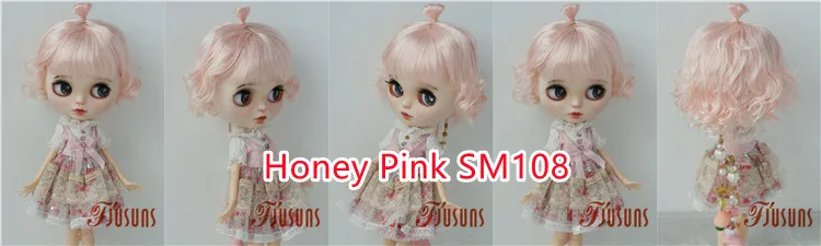 JD544 9-10inch 10-11inch 11-12inch Lovely Snail Feeler Synthetic Mohair BJD Wigs QBaby Blythes 18' Doll Accessories