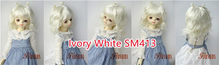JD544 9-10inch 10-11inch 11-12inch Lovely Snail Feeler Synthetic Mohair BJD Wigs QBaby Blythes 18' Doll Accessories