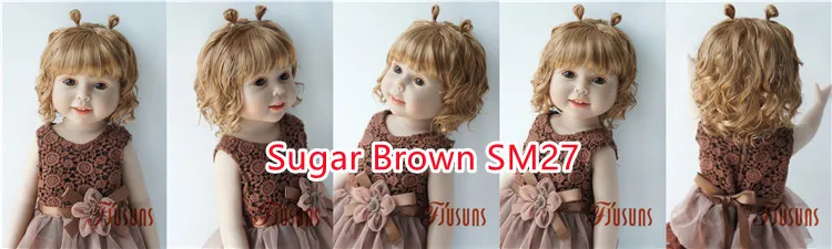 JD544 9-10inch 10-11inch 11-12inch Lovely Snail Feeler Synthetic Mohair BJD Wigs QBaby Blythes 18' Doll Accessories