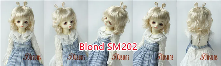 JD544 9-10inch 10-11inch 11-12inch Lovely Snail Feeler Synthetic Mohair BJD Wigs QBaby Blythes 18' Doll Accessories