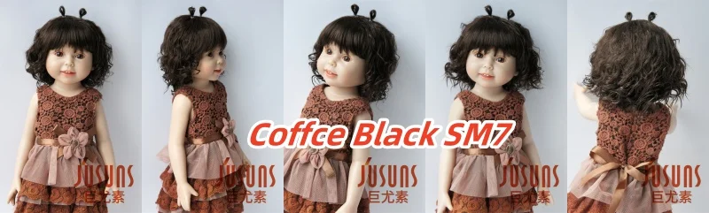 JD544 9-10inch 10-11inch 11-12inch Lovely Snail Feeler Synthetic Mohair BJD Wigs QBaby Blythes 18' Doll Accessories
