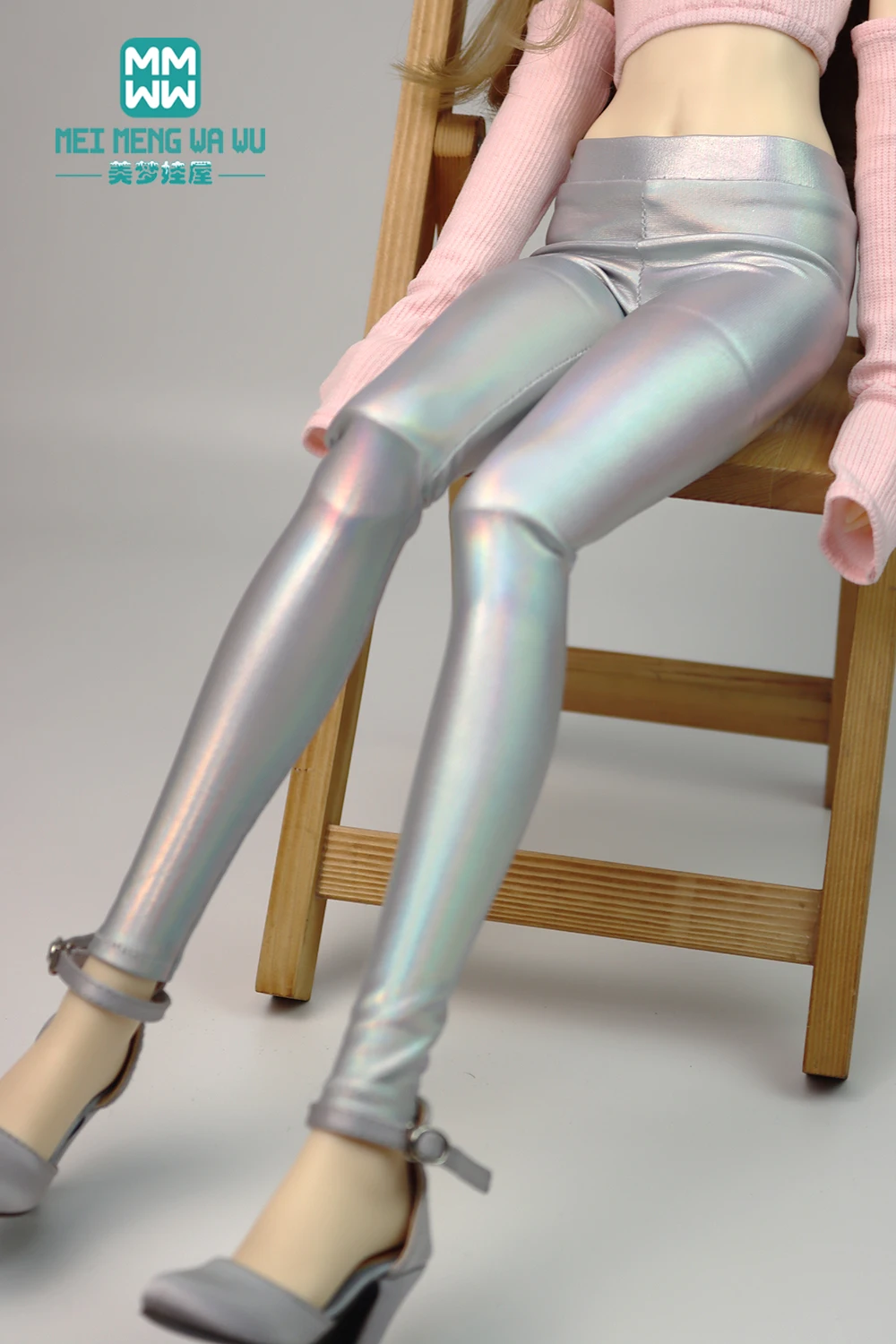 NEW BJD Doll Clothes Fashion Candy Colors Slim Leather Pants for 28-60CM 1/3 1/4 1/6 DD SD YOSD MSD Doll Accessories