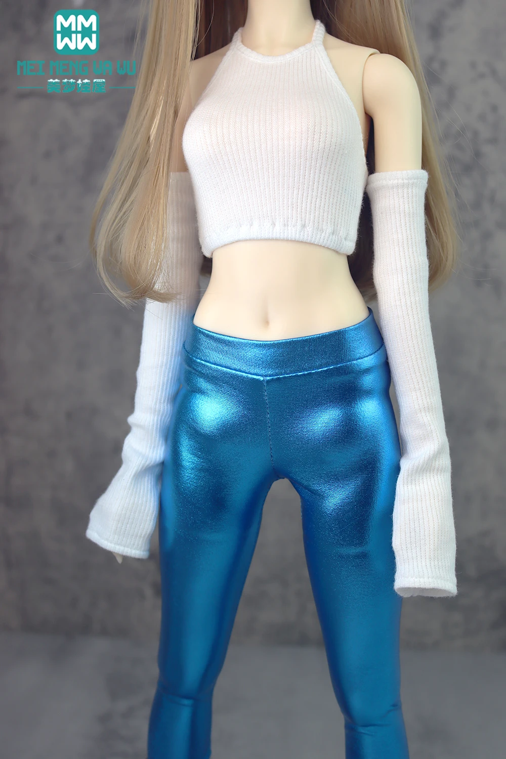 NEW BJD Doll Clothes Fashion Candy Colors Slim Leather Pants for 28-60CM 1/3 1/4 1/6 DD SD YOSD MSD Doll Accessories