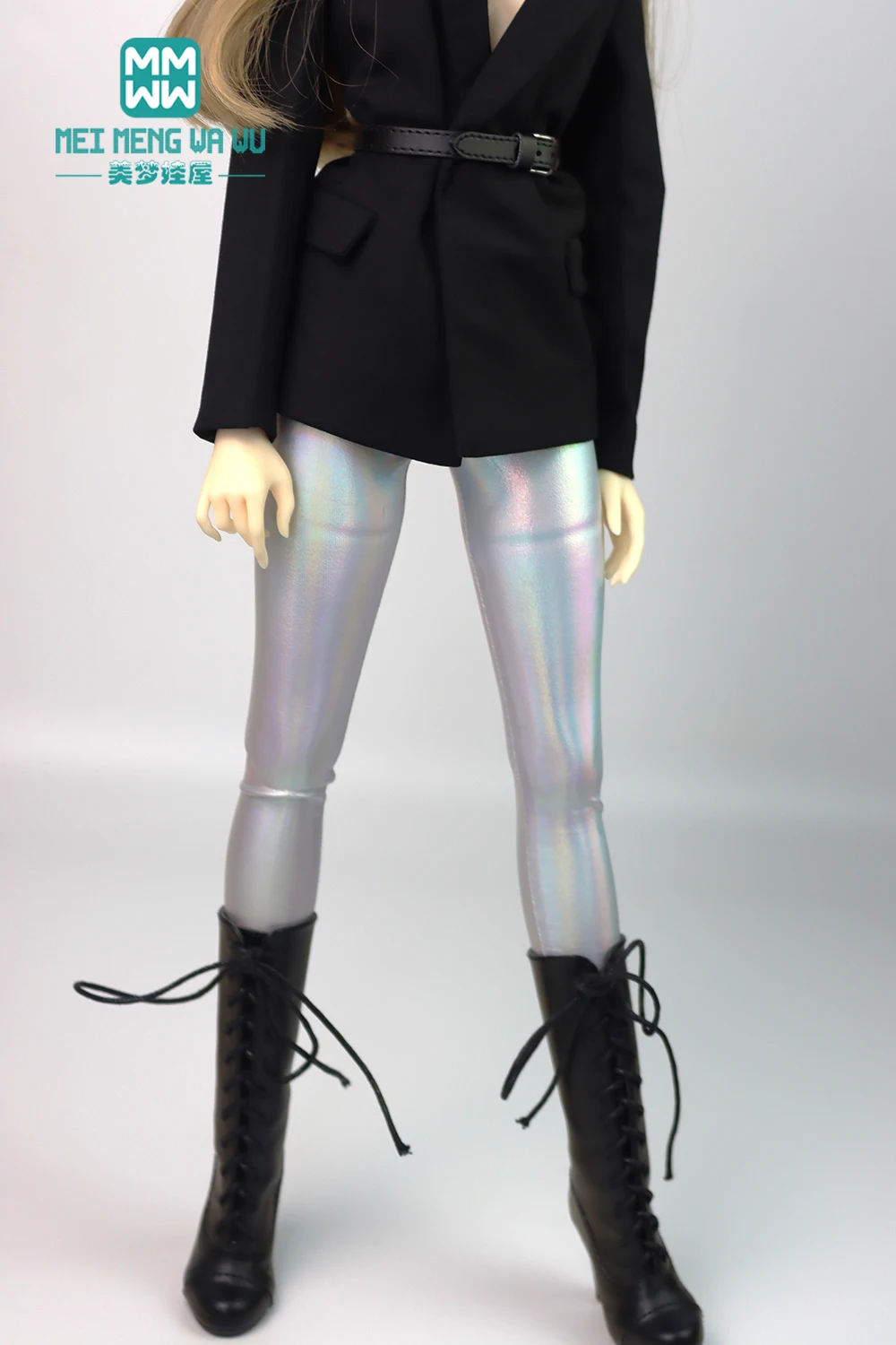 NEW BJD Doll Clothes Fashion Candy Colors Slim Leather Pants for 28-60CM 1/3 1/4 1/6 DD SD YOSD MSD Doll Accessories