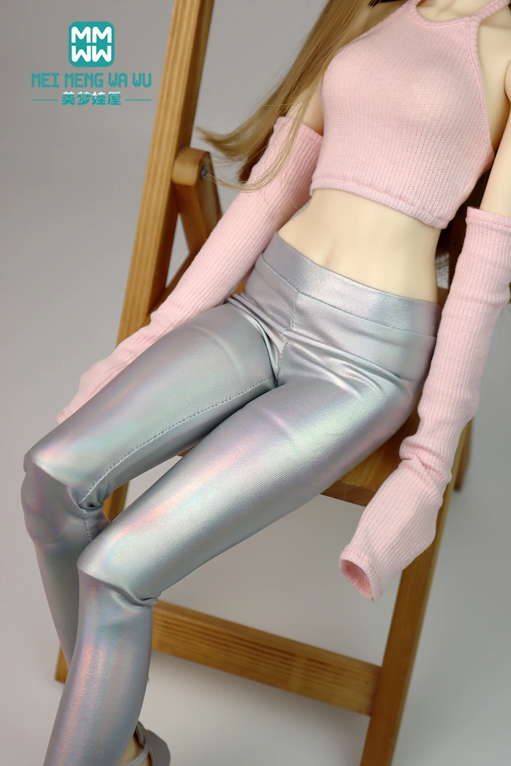 NEW BJD Doll Clothes Fashion Candy Colors Slim Leather Pants for 28-60CM 1/3 1/4 1/6 DD SD YOSD MSD Doll Accessories