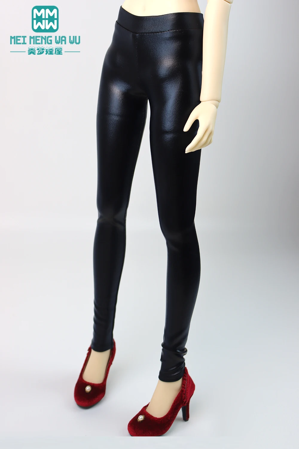 NEW BJD Doll Clothes Fashion Candy Colors Slim Leather Pants for 28-60CM 1/3 1/4 1/6 DD SD YOSD MSD Doll Accessories