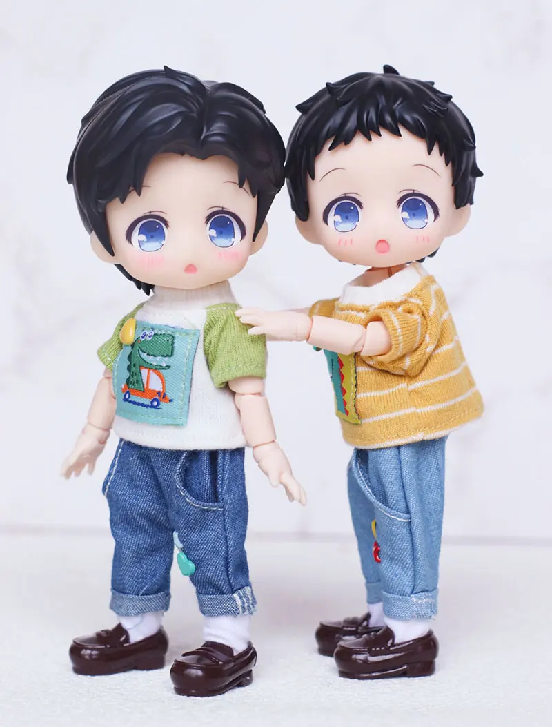 New Ob11 Doll Wig Gsc Hair Replacement Hair OB11 Head Split GSC Replace Face Doll Eye Doll Accessories