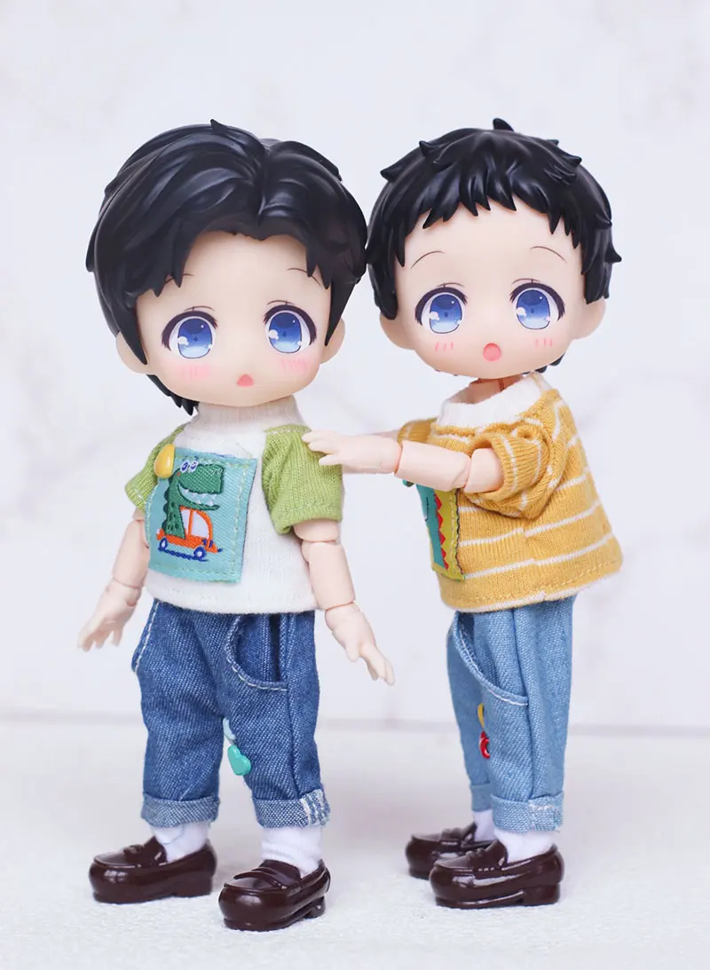 New Ob11 Doll Wig Gsc Hair Replacement Hair OB11 Head Split GSC Replace Face Doll Eye Doll Accessories