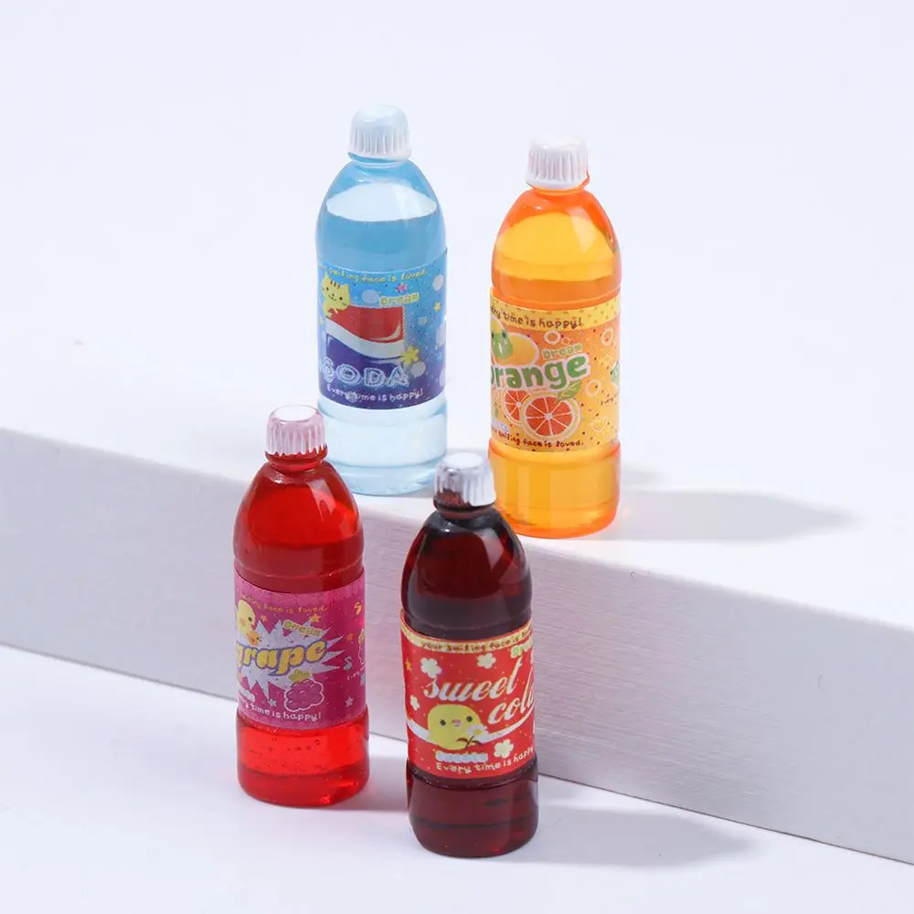 1/10Pcs Mini Drink Juice Bottles Dollhouse Decoration Doll Food Kitchen Living Room Accessories ob11 Model Shooting Props